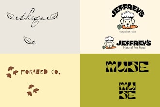 design a logo, a brand identity, and style guides