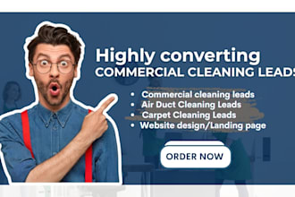 commercial cleaning leads generation house cleaning leads
