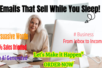 write high converting cold and warm email copy for lead generation