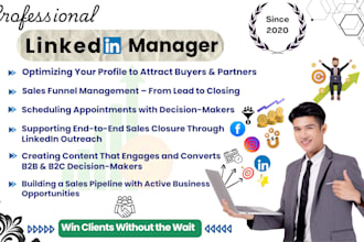 handle your linkedin management as a sales expert with powerful prospecting
