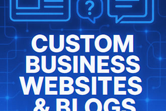 build a professional website for your business or blog