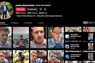 interview you live on tiktok for christian faith content