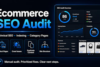 do a technical SEO audit for your ecommerce website