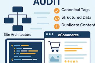 do a deep technical SEO audit for your ecommerce website