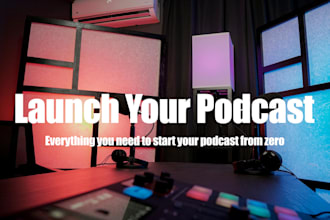 launch your podcast on spotify, apple podcasts, and more