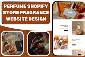 build perfume shopify store fragrance perfume website cologne dropshipping store