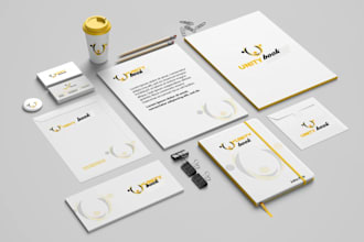 design brand identity style guide with logo and branding guidelines