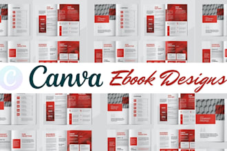 canva ebook design canva lead magnet, canva workbook planner and journal design