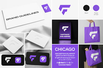 design full branding kit, logo, brand guidelines and brand style guide identity