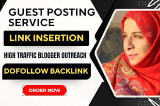link insertion guest posting service with blog outreach for manual backlink