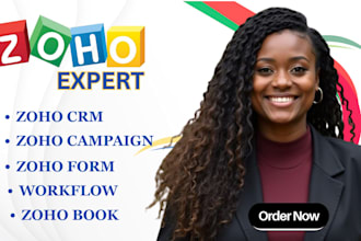 setup zoho crm, zoho form, zoho books, zoho campaigns