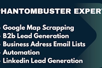 scrape google map lead scrapping b2b lead generation email list phantombuster