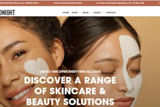 skincare website shopify store beauty website skincare skincare shopify
