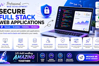 develop secure full stack web applications