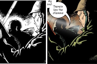 do comic book illustration graphic novel manga comic page panel strip comic arts