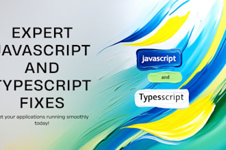 fix any javascript or typescript issue in your app or site