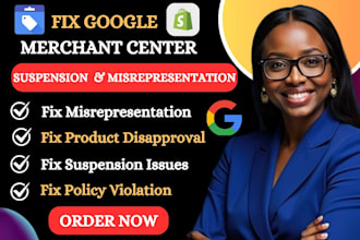 reinstate suspended google merchant, fix gmc