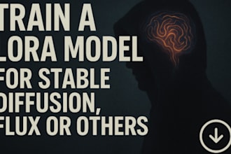 do lora training model for flux stable diffusion sdxl custom ai models
