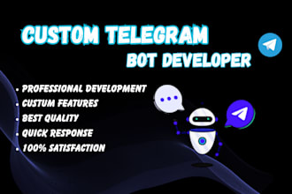 professional custom telegram bot