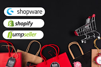 setup shopify store jumpseller, shopware prestashop