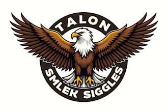create eagle mascot logo design for your business