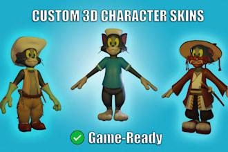 create skins for your 3d character
