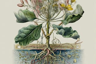 draw botanical and anatomical scientific illustrations