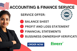 prepare financial statements, profit and loss, balance sheet