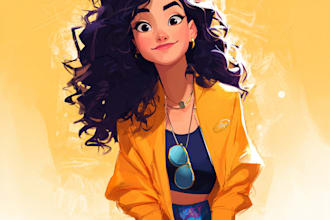 draw your portrait in disney style