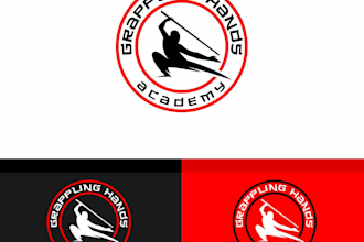 create a fitness, gym, karate, martial arts logo