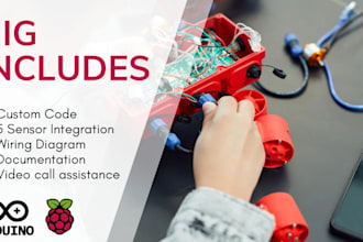 build custom sensor based system using arduino or iot