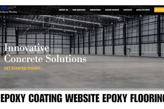 design epoxy coating website epoxy flooring website epoxy flooring landing page