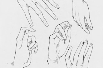 create custom hand drawn icons and illustrations