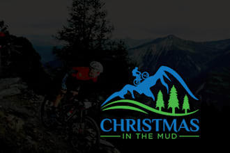 design modern christmas logo