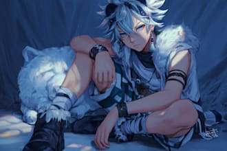 draw custom anime characters for your wish