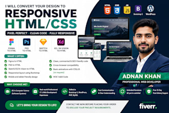 convert your figma, PSD, or sketch designs to clean HTML CSS