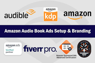 help to setup ppc ads campaign for amazon audible audiobook published by acx