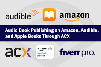 publish your narrated audiobook on acx for amazon, audible and apple books