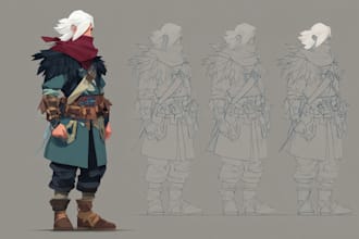 make a 2d game characters and game assets