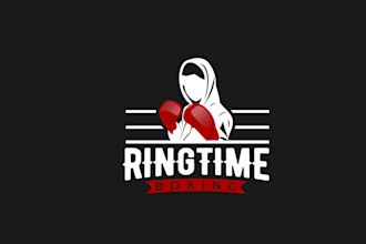 create a custom powerful and unique fighter logo