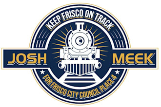 design modern train logo with express delivery