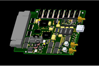 design custom multilayer pcb with schematic, bom, gerber, in kicad, altium