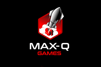 design rocket game development studio logo