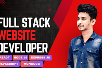 develop a full stack reactjs and nodejs website with mongodb
