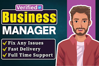 create fresh verified fb business manager and ads account