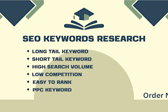 do local SEO keyword research and competitors analysis for local business