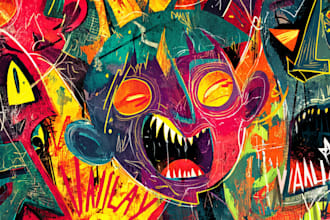 do illustration expresionism art, graffity, abstract