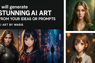 generate stunning ai art from your ideas or prompts