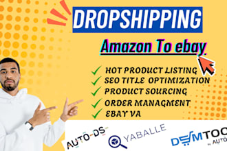 do amazon to ebay dropshipping listings for USA, UK, au, de