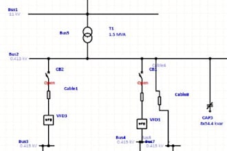 design, simulate and analyze power system using etap